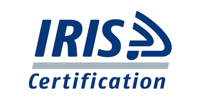 Sello IRIS Certification.